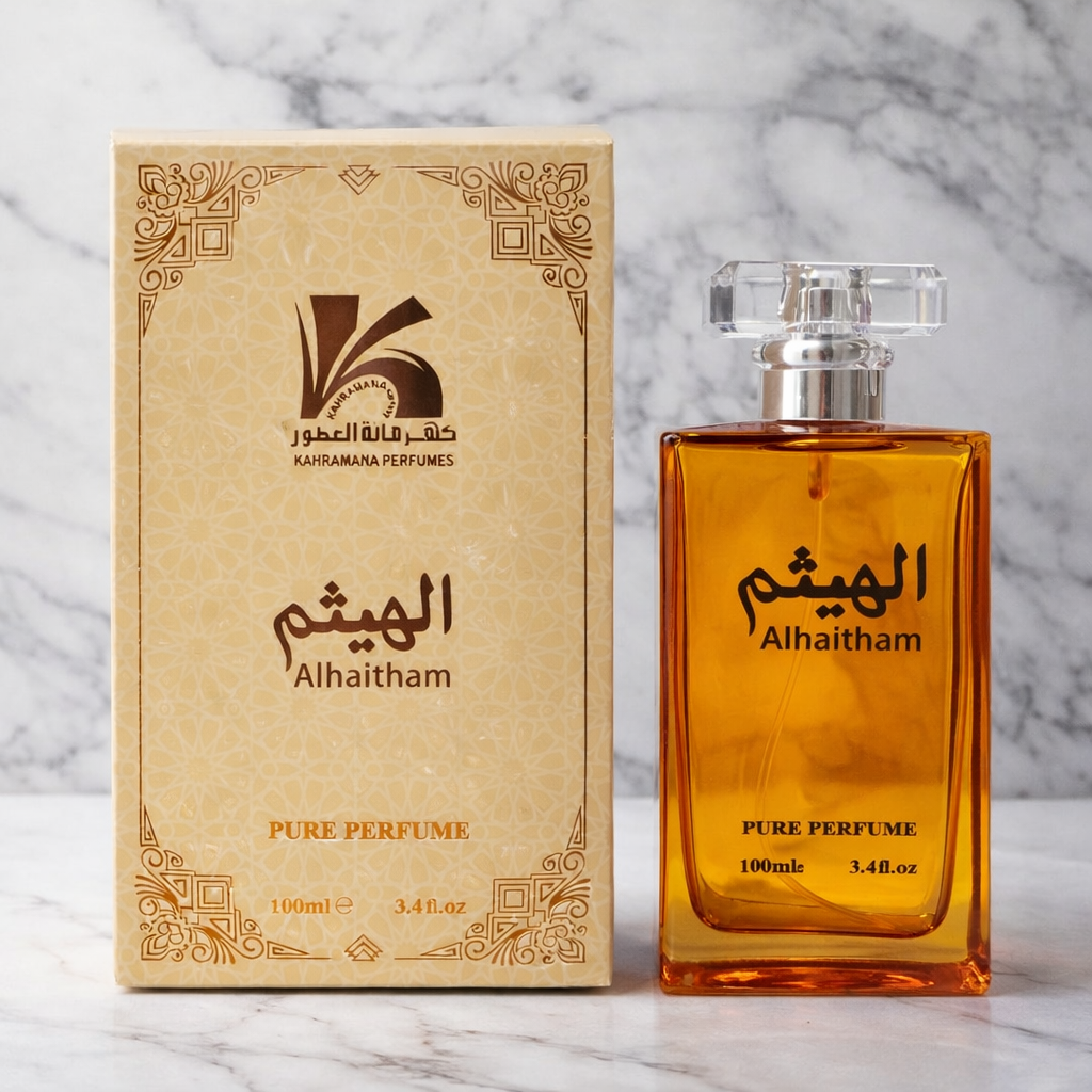 Alhaitham Pure Perfume by Kahramana Perfumes �Luxury Long-Lasting Arabic Fragrance Spraymium Fragrance Spray - 100ml