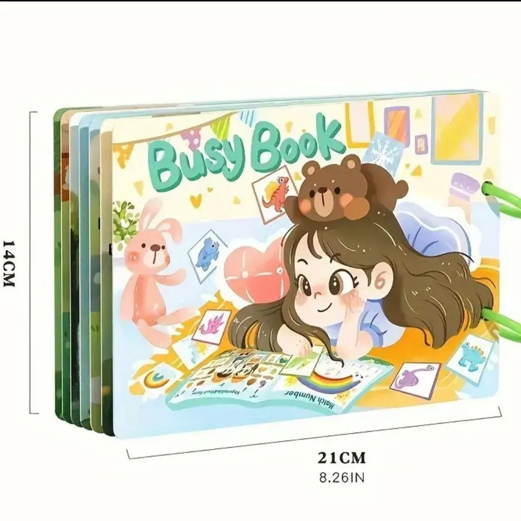 Montessori Quiet Busy Book for Toddlers �12 Theme Educational Learning Activity Book for Kids | Early Development Toy