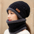 Head & Neck Cap Beanies Combo | Woolen Winter Beanie with Neck Warmer Muffler for Men & Women �Warm, Cozy & Stylish pack of 2