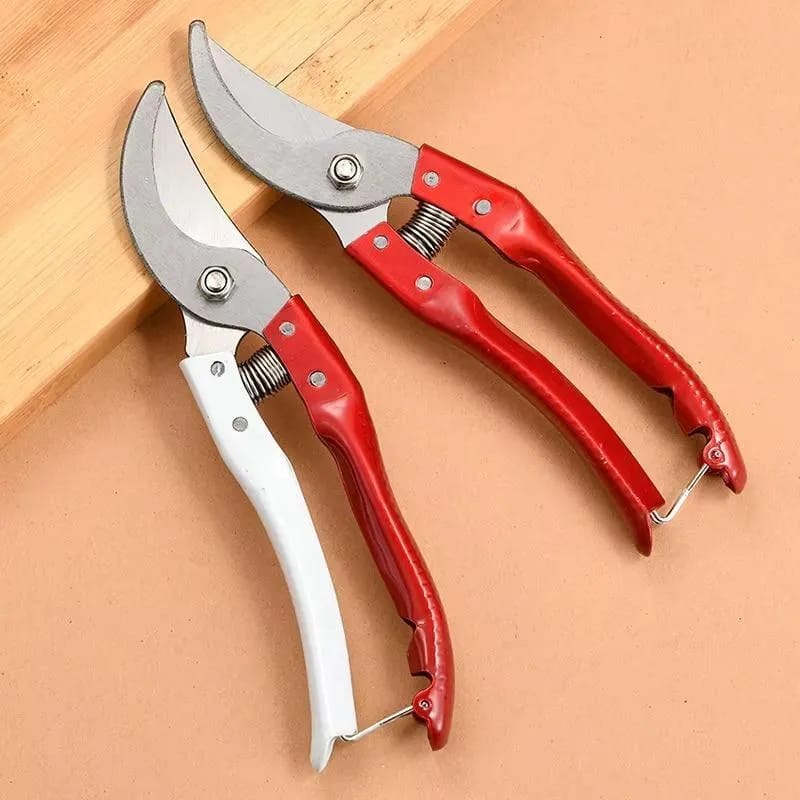 High Carbon Steel Pruning Shears Cutter �Stainless Steel Gardening Scissor for Plant & Branch Cutting