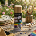 Dolphin Chrome Gold Spray Paint 300ml �High Shine Metallic Finish Spray