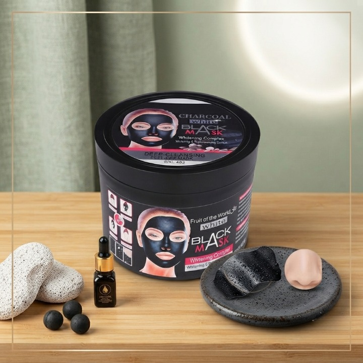 Wokali Blackhead Remover Mask - Deep Cleansing Purifying Peel Off Face Mask Skincare Product For Clearing Pores And Smooth Skin Complexion - 300ML