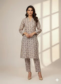 2-Pcs Katan Silk Unstitched Allover Printed Suit