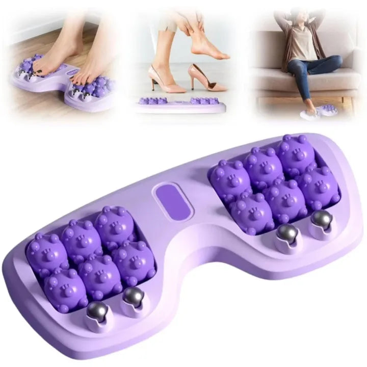 Roller Manual Foot Massager �Body Stress Buster & Accupressure Point Device for Foot & Leg Pain Relief (Random Color)