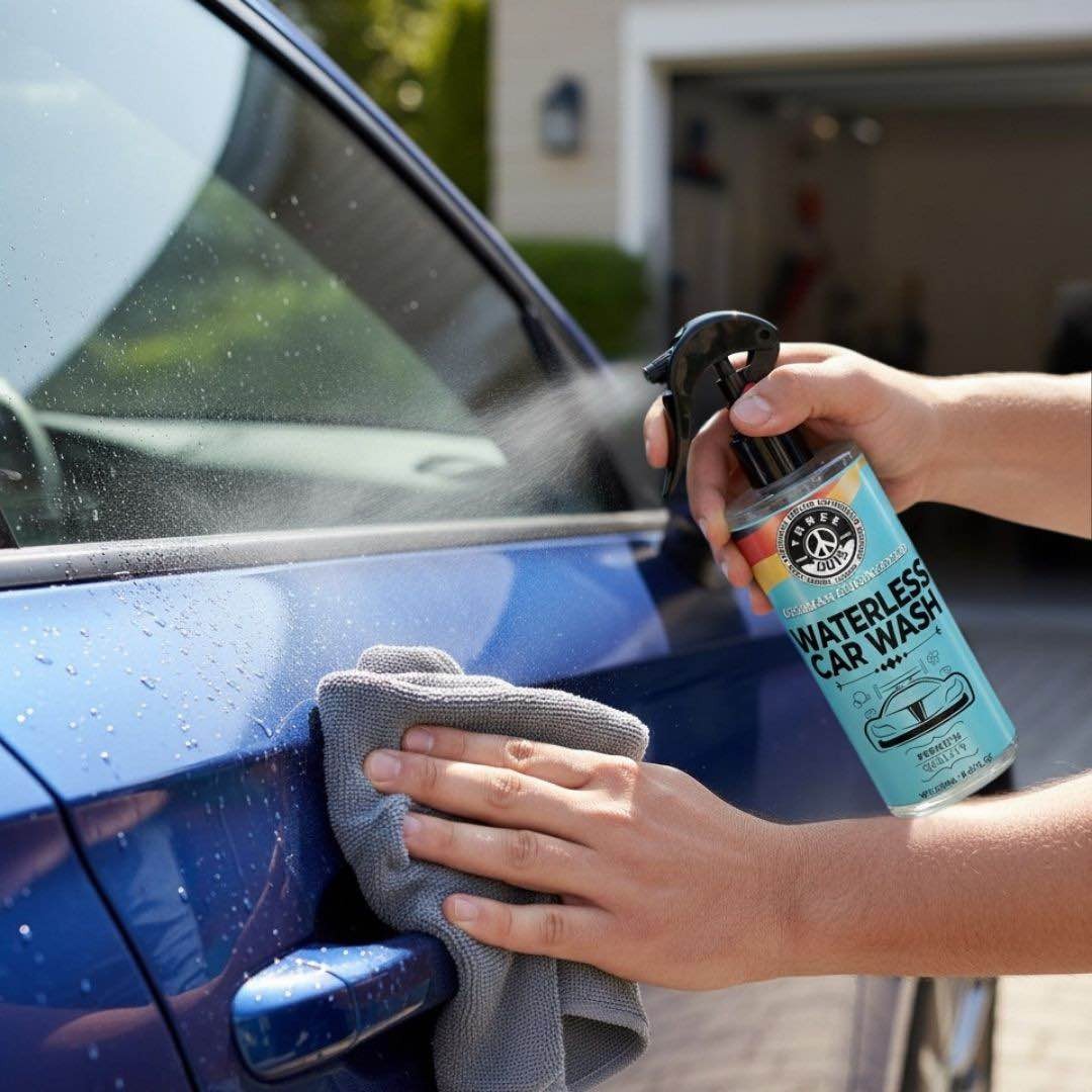 THREE GUYS Waterless Car Wash Spray 250ml | German Engineered | Car Cleaner & Polish | No Rinse Eco-Friendly Formula