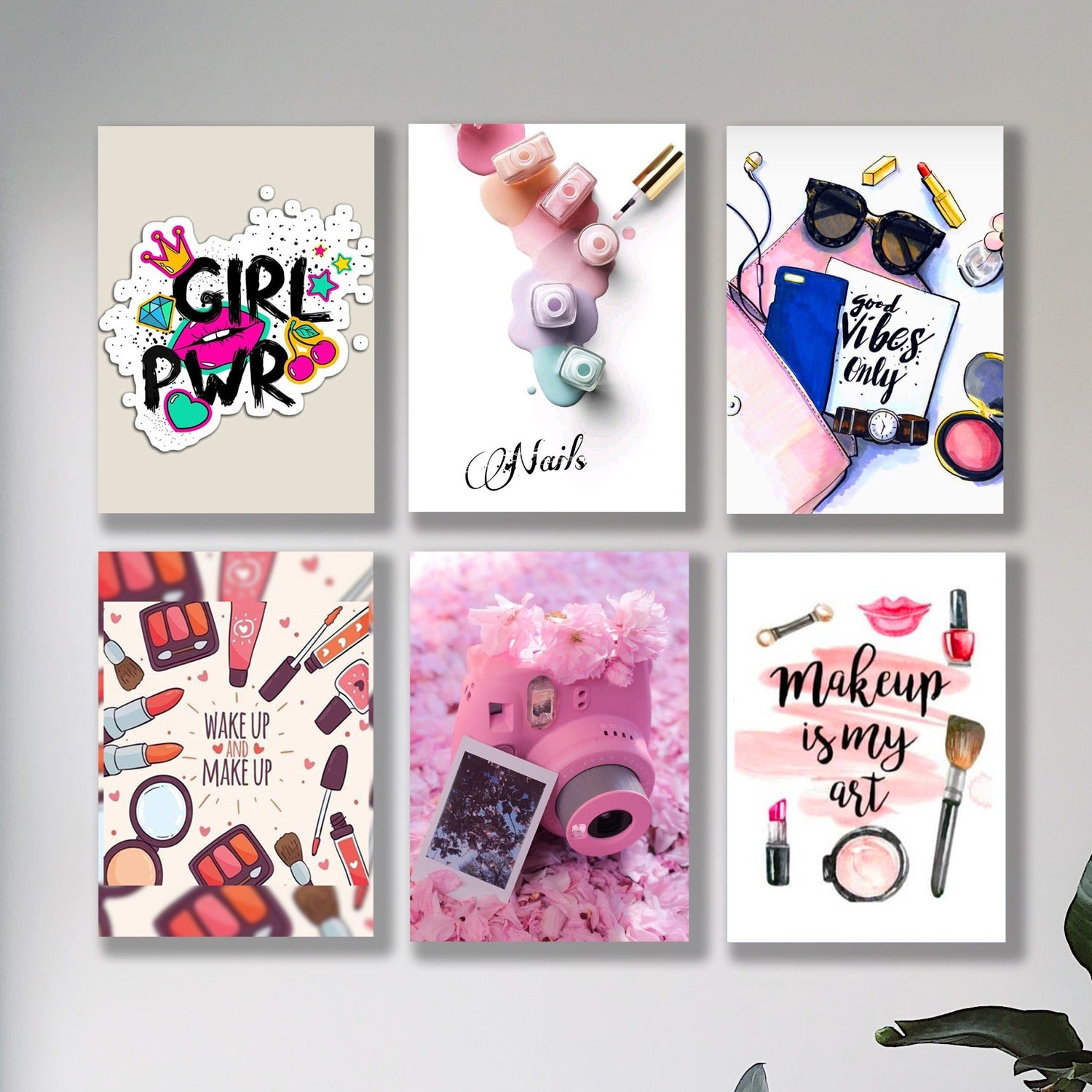 Set of 6 Premium Wall Art Photo Tiles �Modern Home Decor Sets 8x11