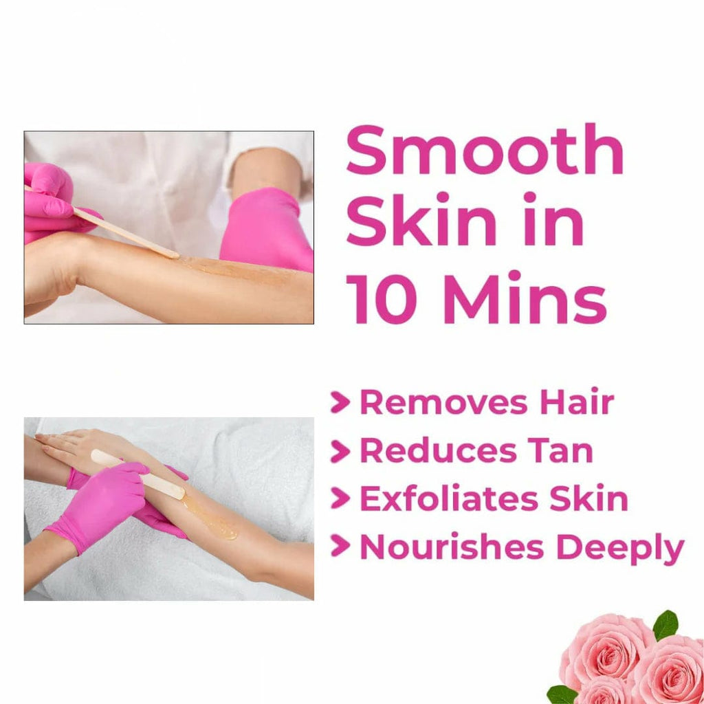 Meeoow Club 10 Min Painless Body Wax Orange Hair Removal Powder for Women