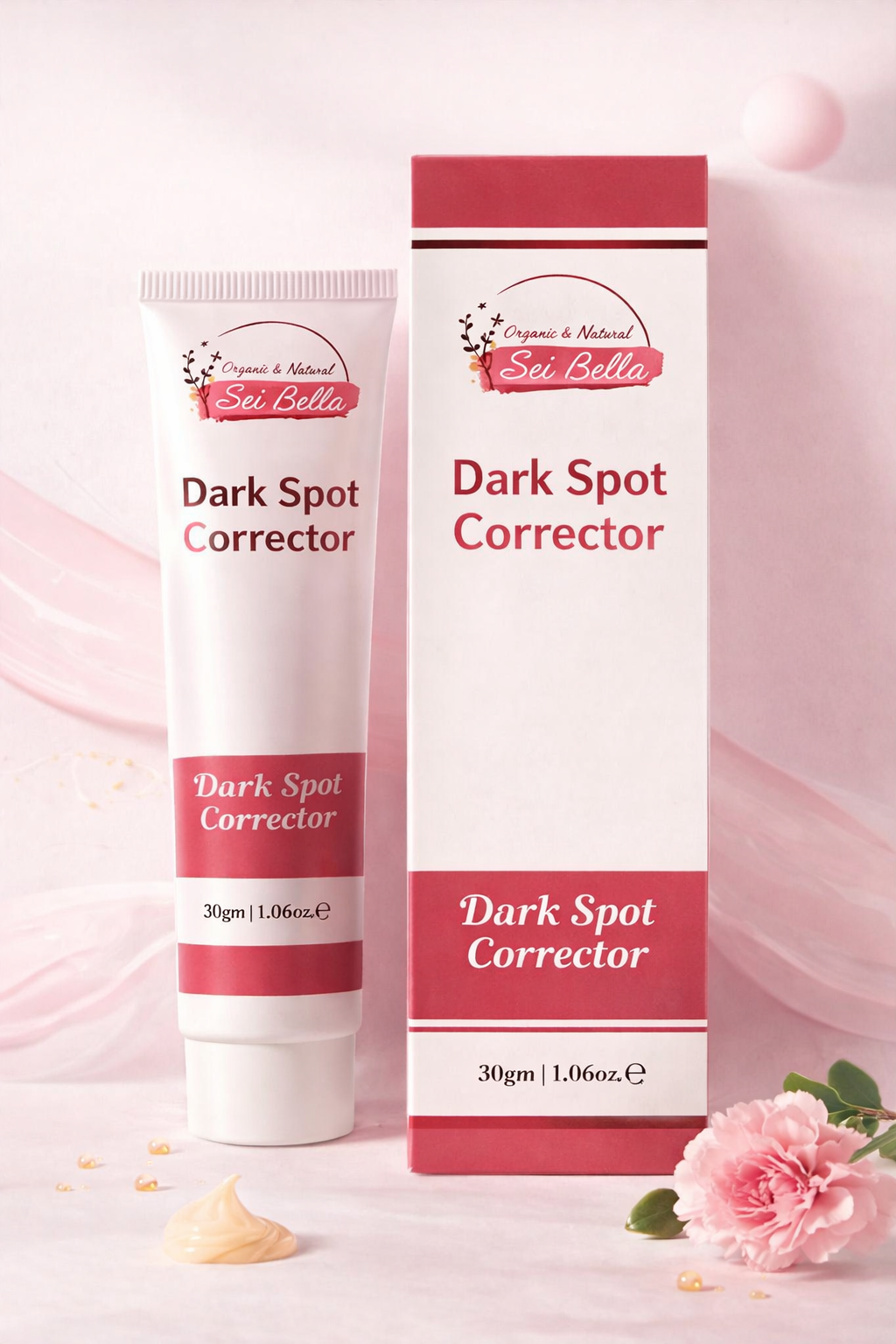 Sei Bella Intimate & Underarms Dark Spot Corrector Cream �Organic & Natural Skin Lightening Cream for All Skin Types - 30g