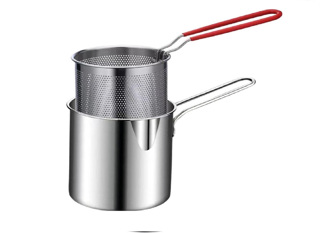 Premium Stainless Steel 1200Ml Deep Fryer Pot with