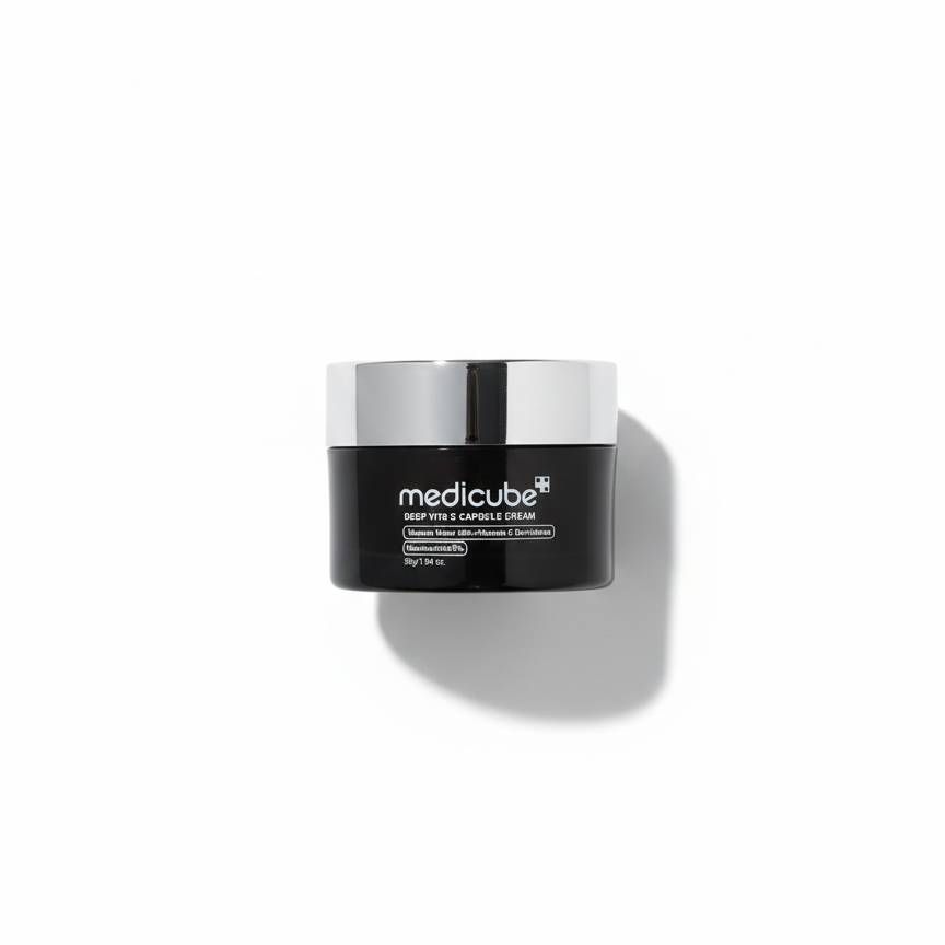 Medicube Deep Vita C Capsule Cream 55g �Brightening Vitamin C Face Cream with 5% Niacinamide