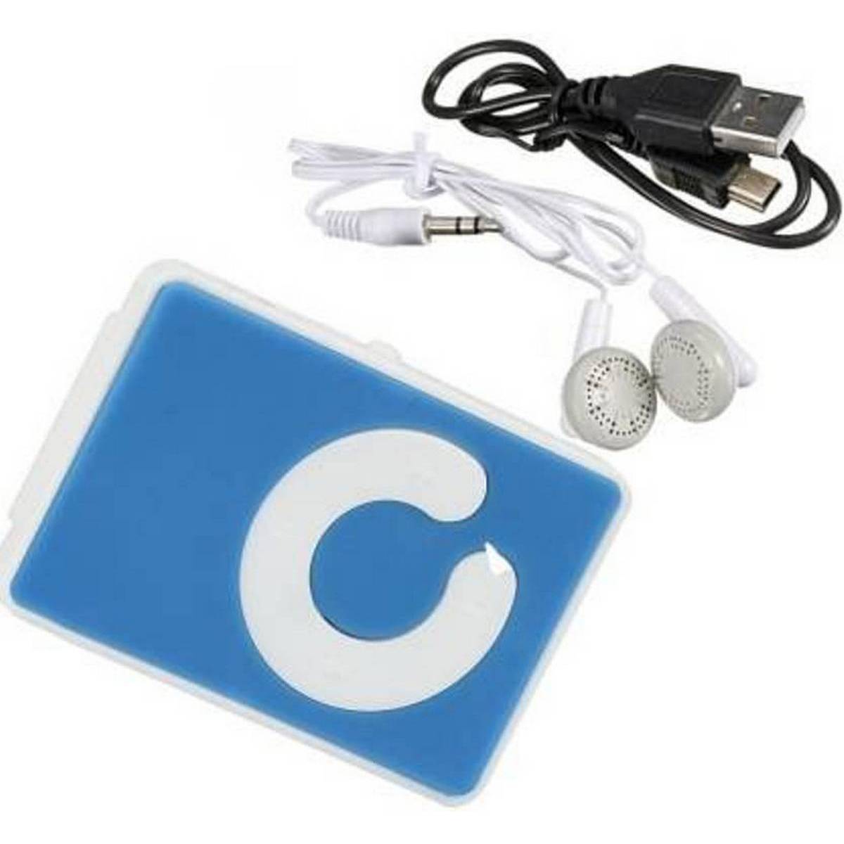 Shuffle Mini MP3 Player �Portable Music Player with SD Card Support, Handsfree Earphones & USB Charging Cable