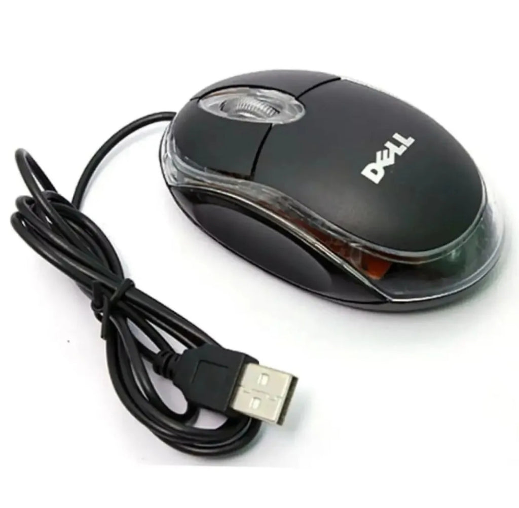 Dell USB Wired Mouse �Smooth & Reliable Optical Tracking for Laptops and Desktop PCs