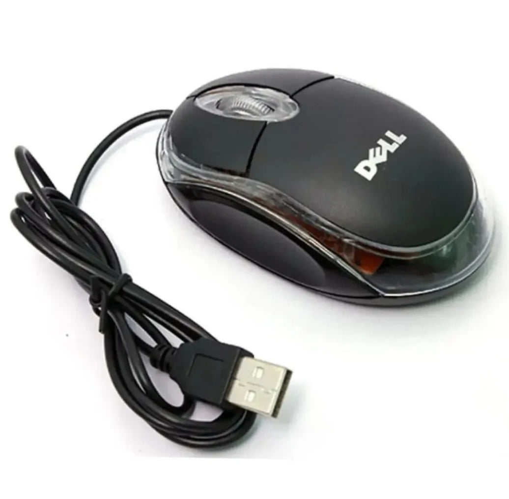 Dell USB Wired Mouse �Smooth & Reliable Optical Tracking for Laptops and Desktop PCs