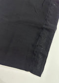 Premium Black Chiffon Dupatta with One Side Stone Work �Elegant Formal Wear for Women �Soft & Lightweight Fabric