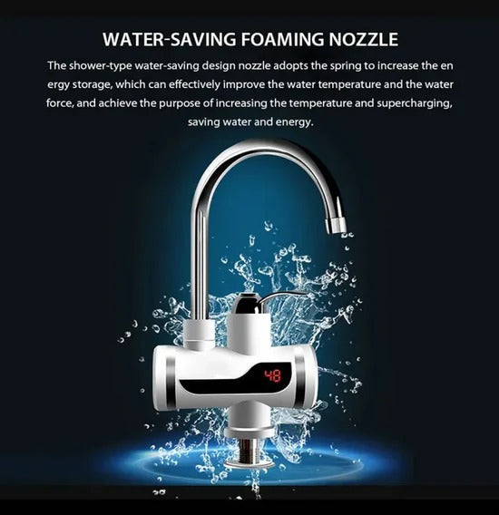 Electric Kitchen Instant Water Heater Tap �Instant Hot Water Faucet | Fast Heating Tankless Faucet