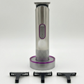 G63A Professional Hair Stylist Trimmer �Rechargeable Cordless Hair & Beard Trimmer with Charging Base and Guide Combs