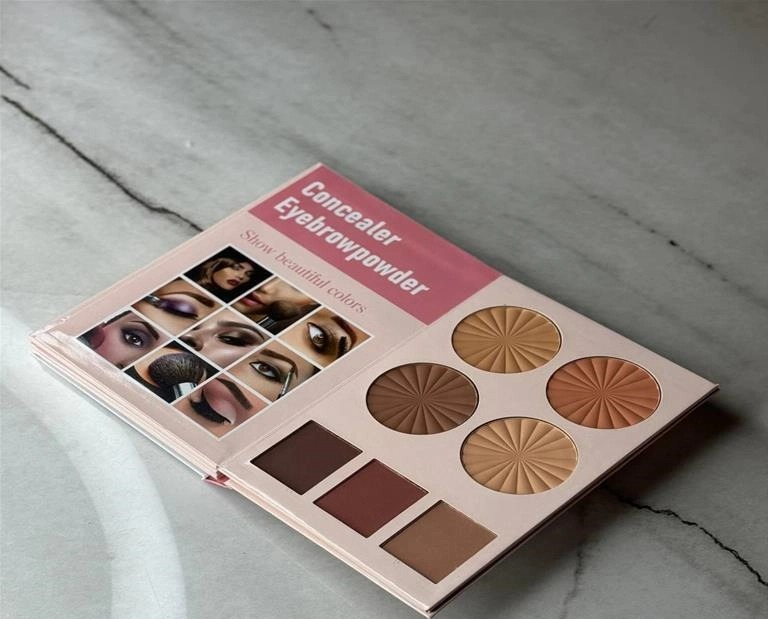 Mocallure 4 In 1 Eyeshadow Palette Book/  Eyeshadow Palette  Blush and eyeshadow Palette