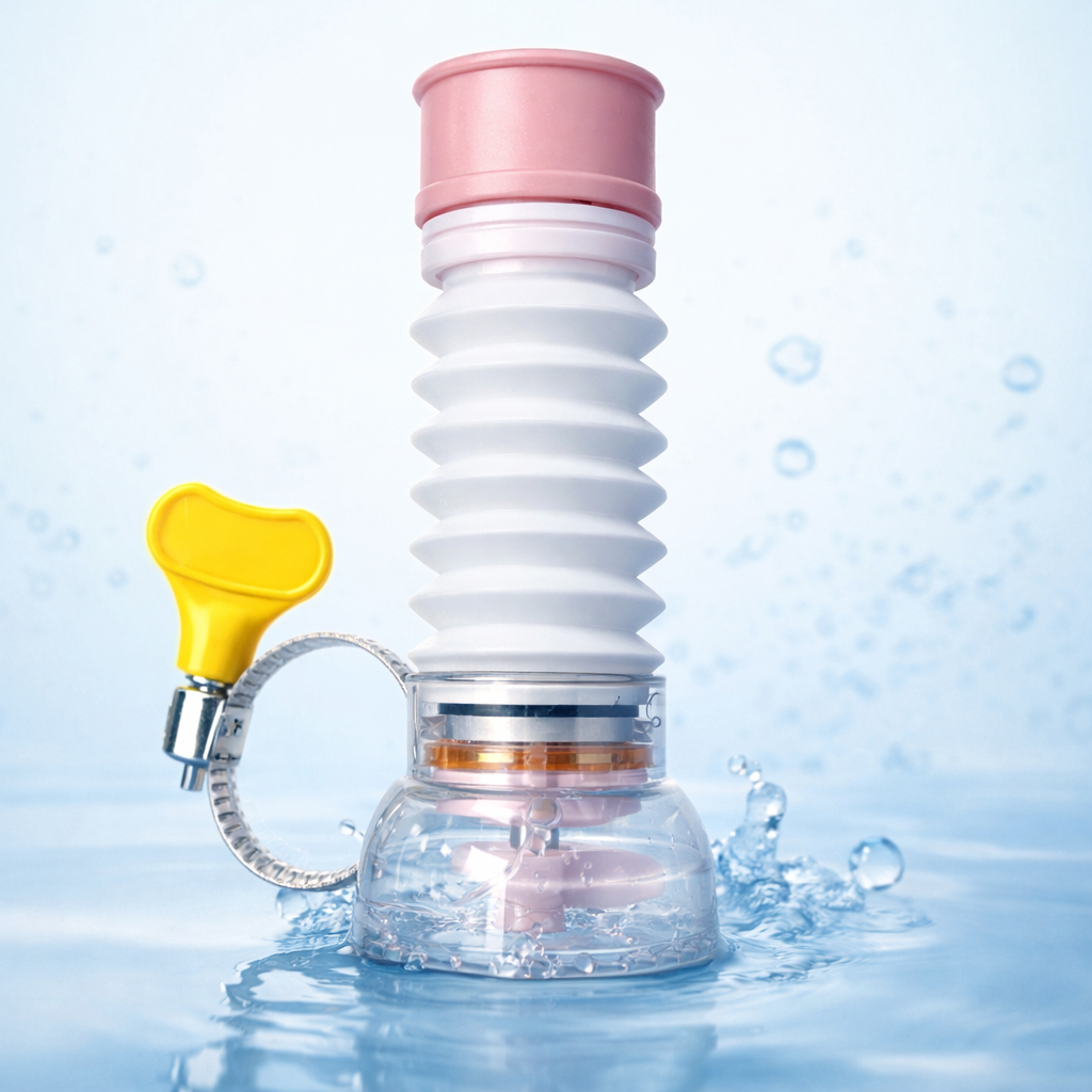 Single Layer Fan Faucet Anti-Water Splash Filter �360? Telescopic Flexible Kitchen Sink Water Purifier Aerator Head