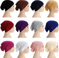 Pack Of 12 Colors Set Hijab Tube Cap Made Of Premium Jersey Cotton Fabric Comfortable And Stretchable For Every Day Wear