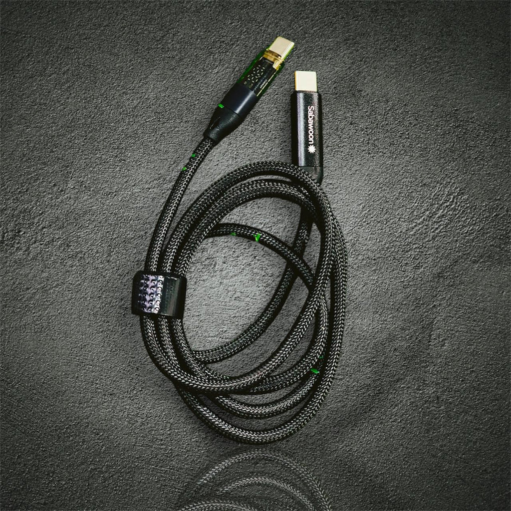 Sabawoon Type-C to Type-C 120W Fast Charging Cable �Ultra-Durable, Super-Speed Power Delivery