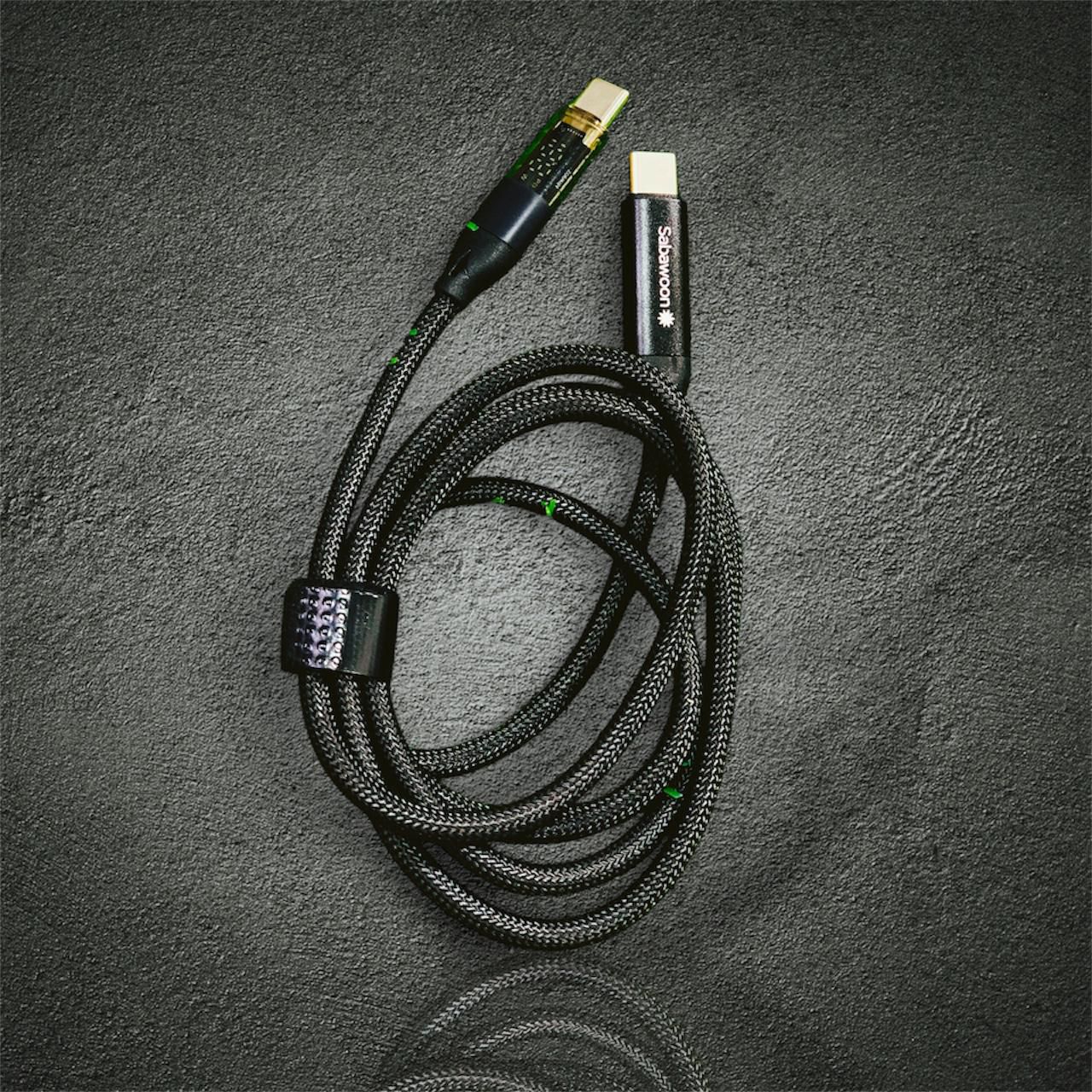 Sabawoon Type-C to Type-C 120W Fast Charging Cable �Ultra-Durable, Super-Speed Power Delivery