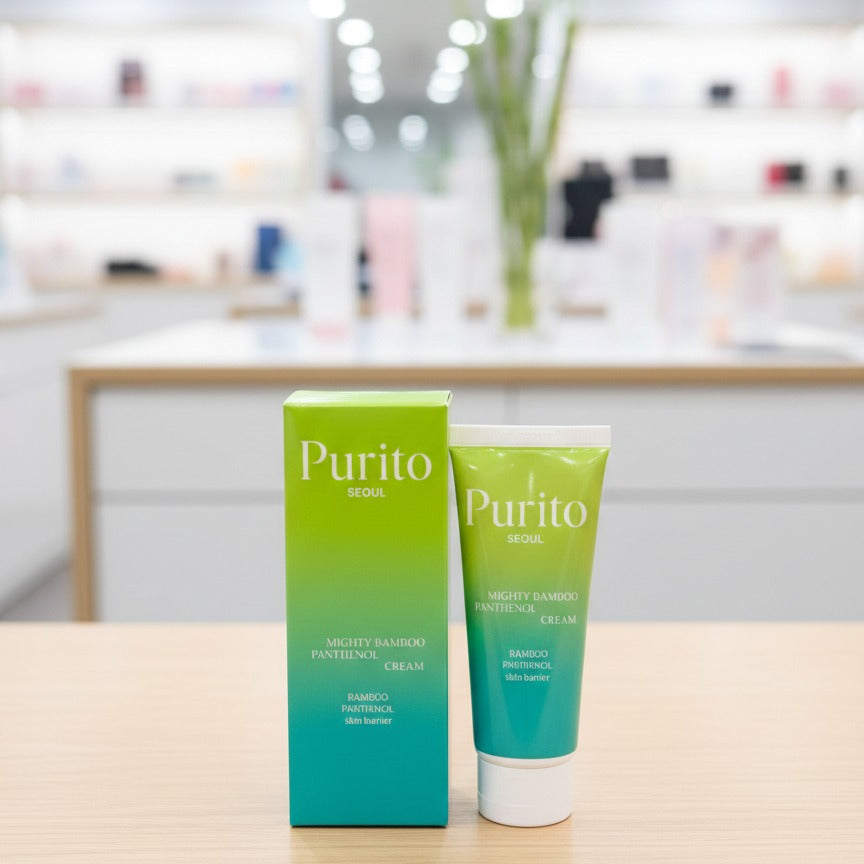 Purito GreenShield Bamboo Infused Skin Defense & Deep Barrier Recovery Cream �120g Moisturizing and Protective Face Cream