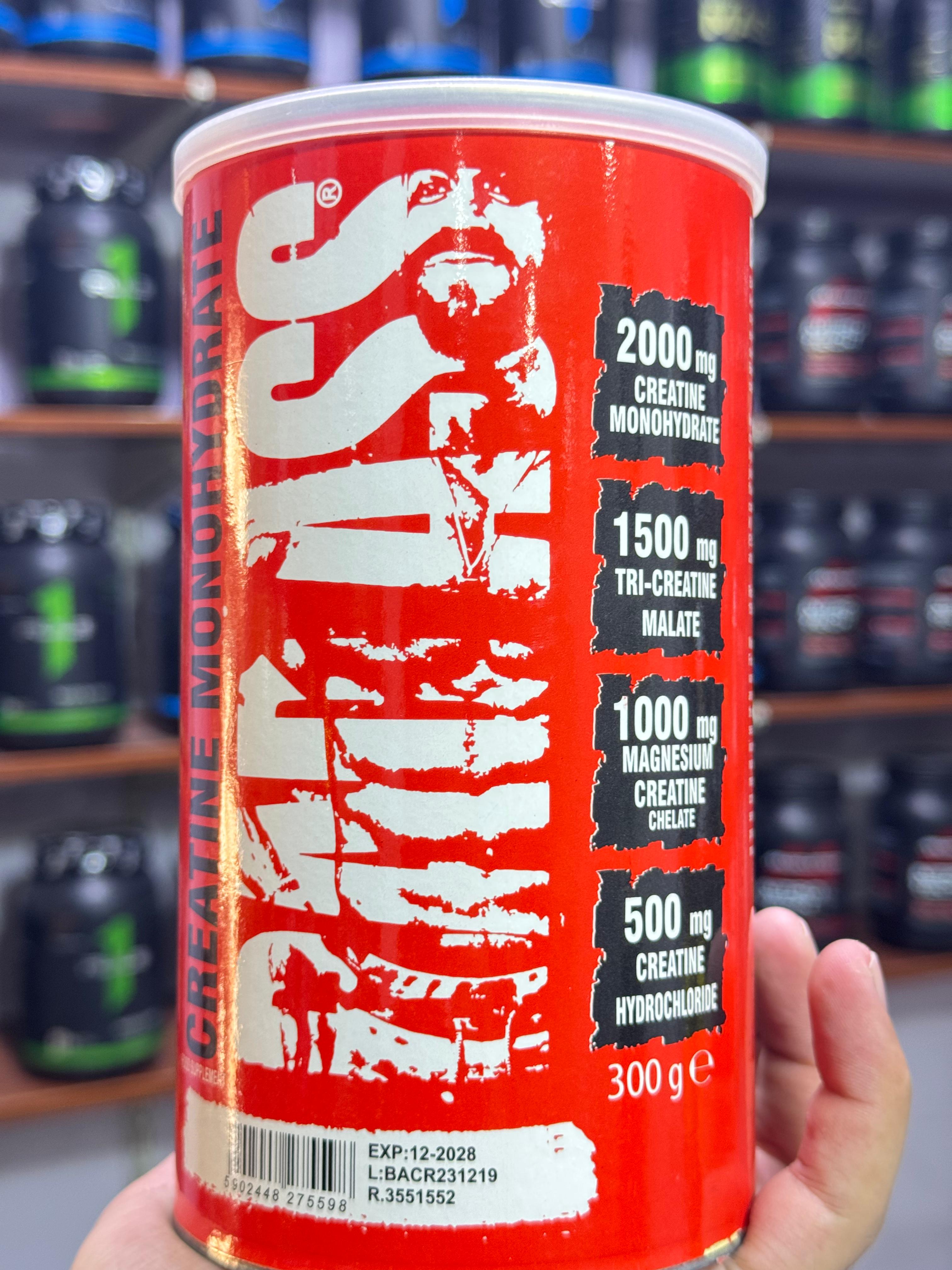 BAD ASS CREA Multi-Creatine Formula 300g | 4 Forms of Creatine | Strength & Performance Support
