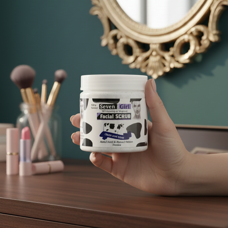 Seven Girl Whitening & Facial Scrub �Big Size, Made in UK