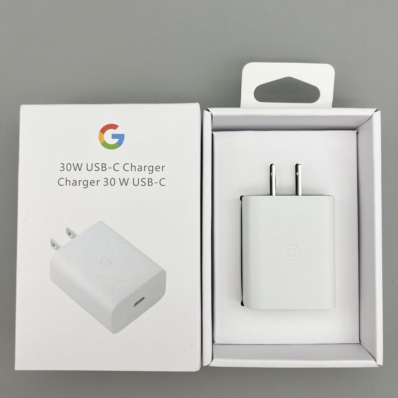 Google 30W USB-C Fast Charger Adapter with Power Delivery 3.0 and PPS Support ~ Without Cable