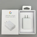 Google 30W USB-C Fast Charger Adapter with Power Delivery 3.0 and PPS Support ~ Without Cable