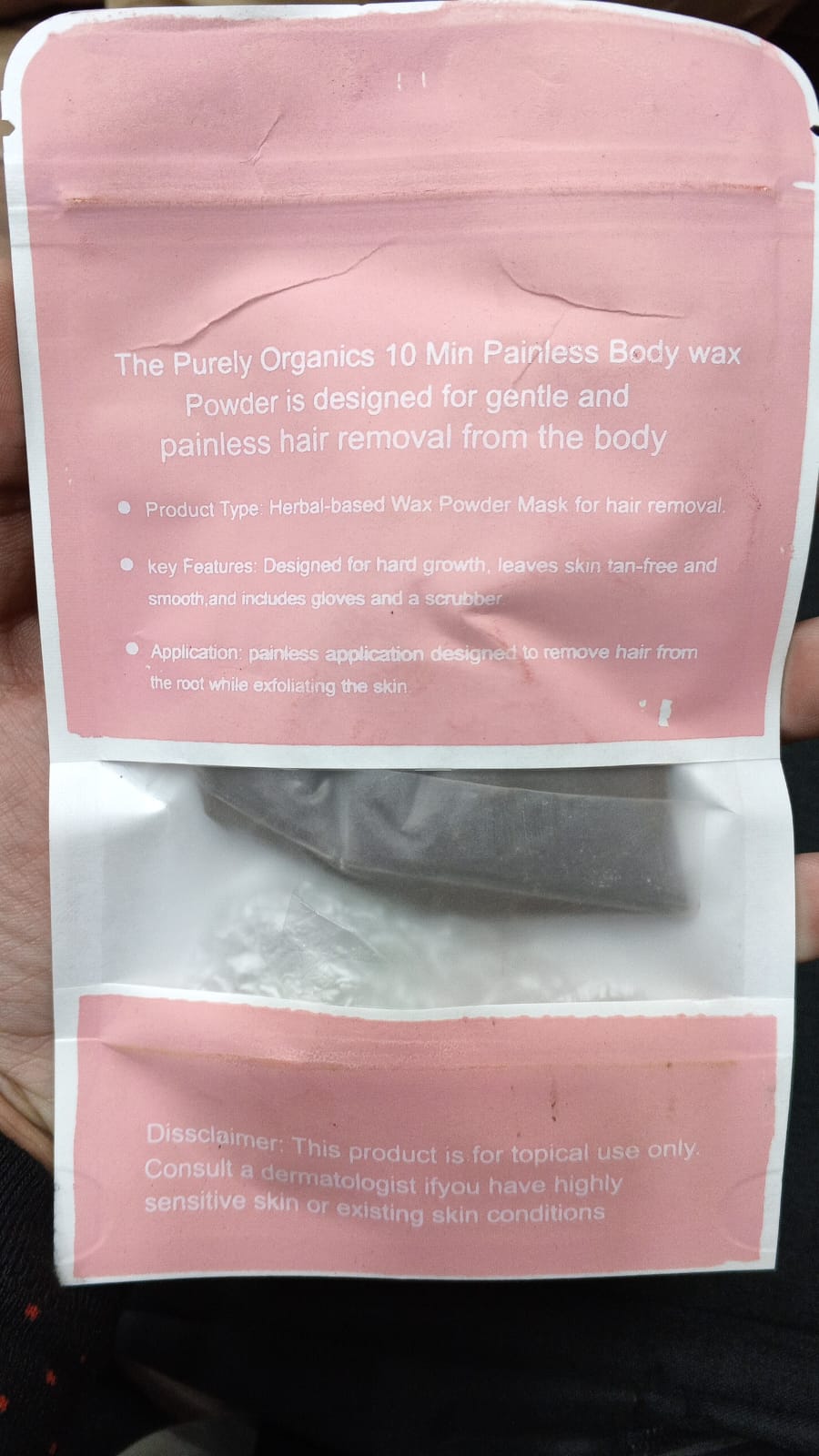 Meeoow Club 10 Min Painless Body Wax �Orange Hair Removal Powder for Smooth Skin - 100g