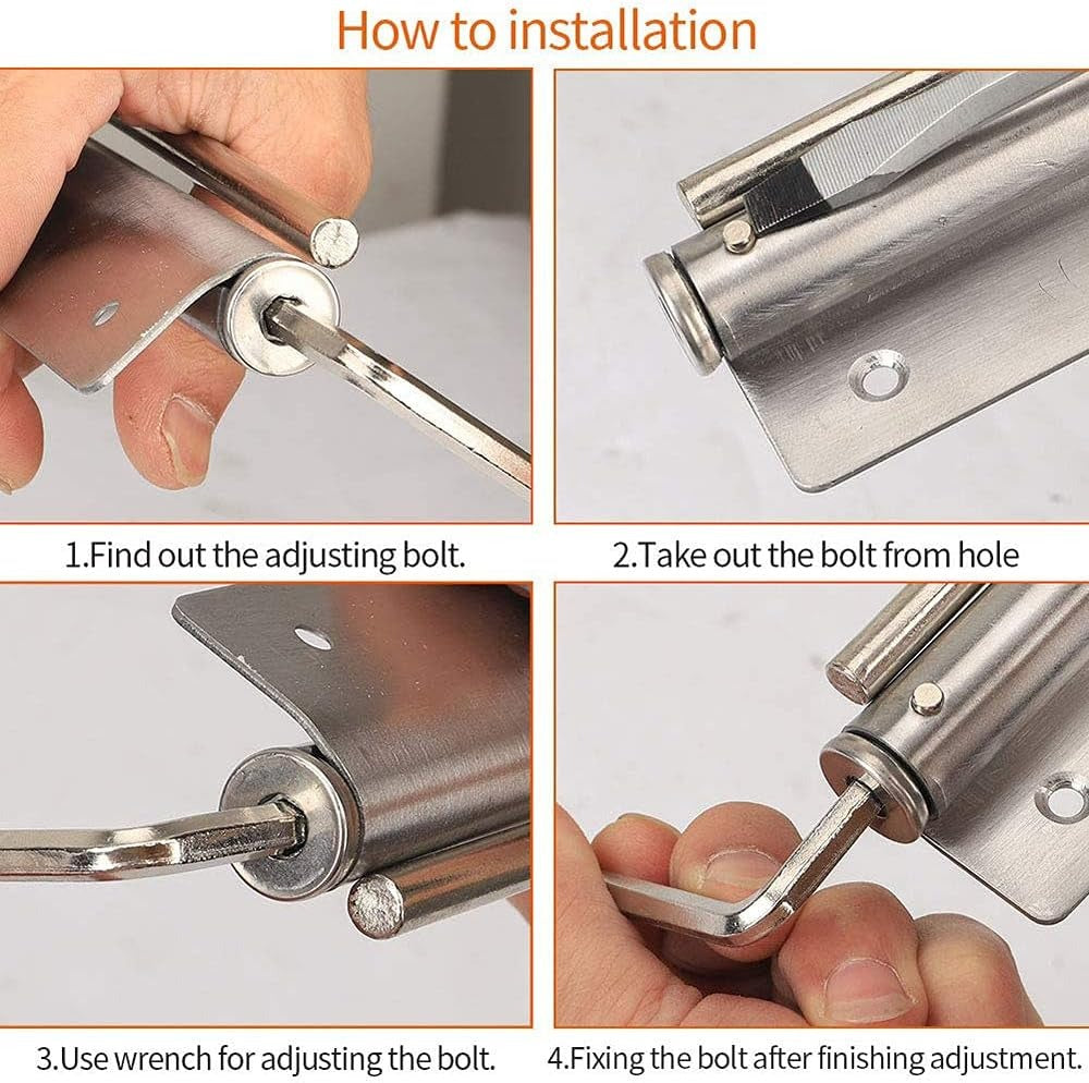 Automatic Door Closer Heavy Duty Self Closing Device for Home Office and Commercial Use Smooth and Controlled Door Closing