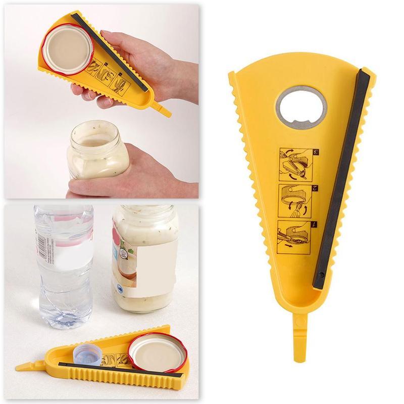 Multifunction Manual Can & Bottle Opener �Non-Slip Lid & Jar Opening Tool