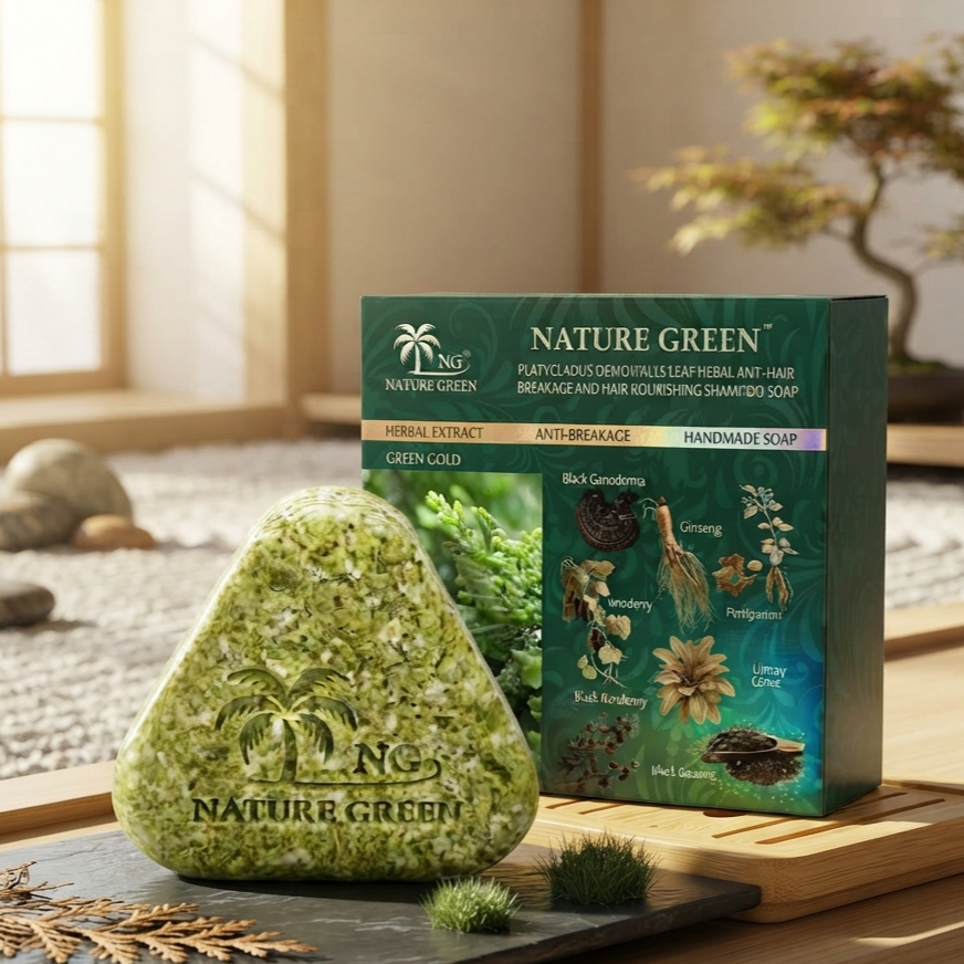 Green Gold Herbal Hair Soap