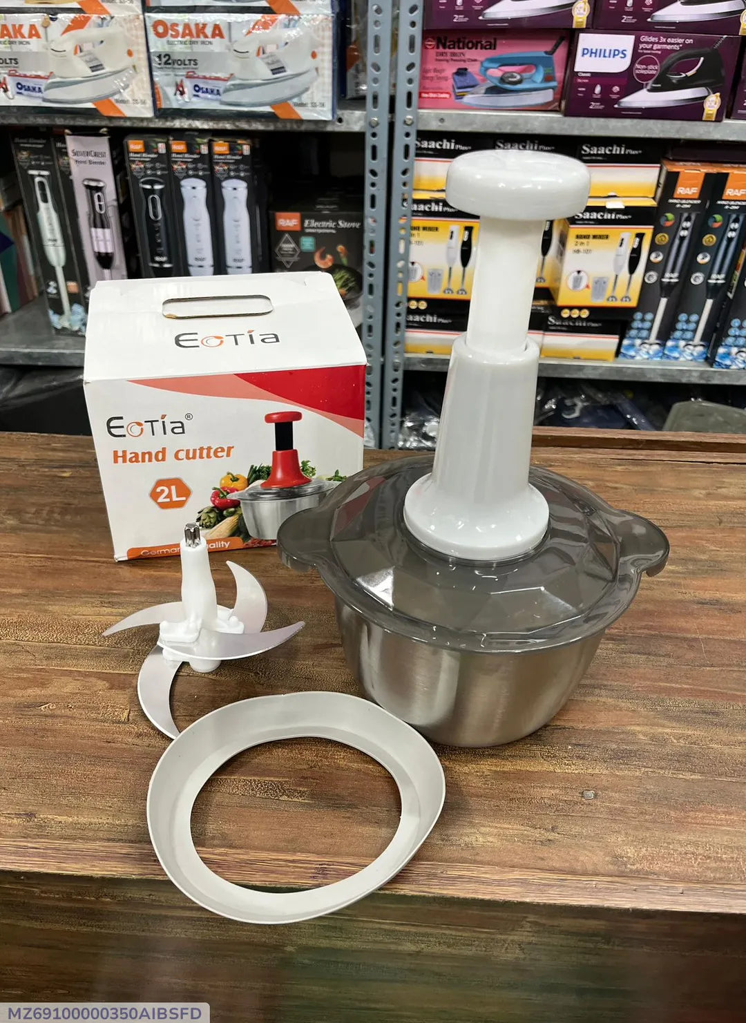 Manual Hand Chopper 2L ABS Plastic Kitchen Tool