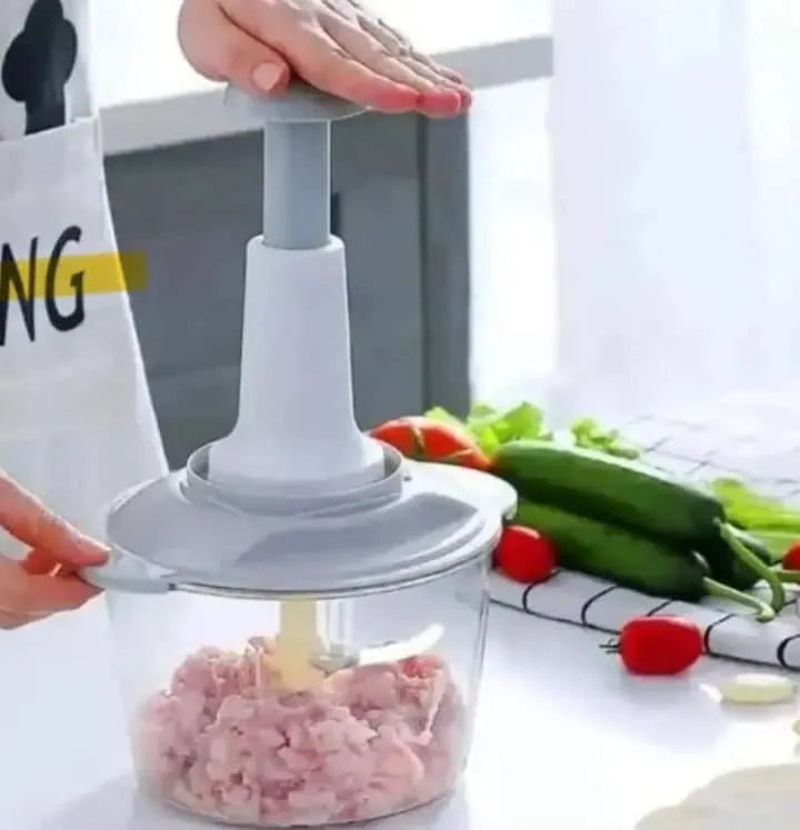 Manual Hand Chopper 2L ABS Plastic Kitchen Tool