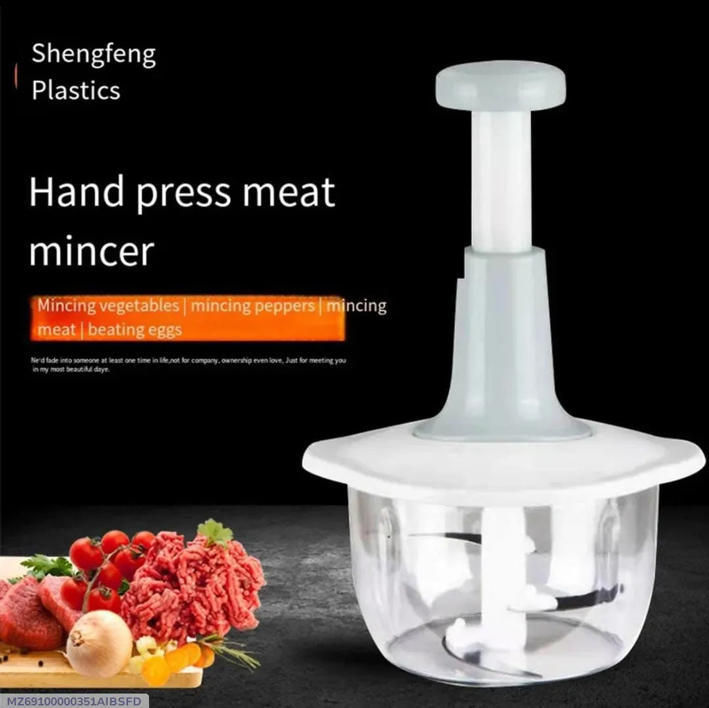 Manual Meat Mincerer Shengfeng Plastic White