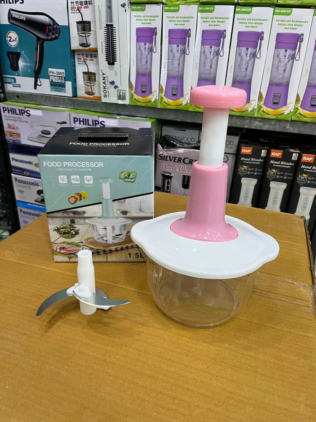 Manual Meat Mincerer Shengfeng Plastic White