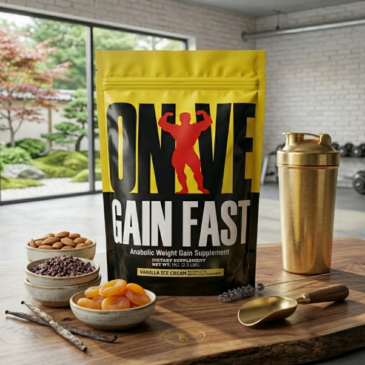 Universal Nutrition Gain Fast Anabolic Weight Gain Supplement 1kg Vanilla Ice Cream Flavor