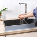 Reusable Silicone Sink Splash Guard �14 Inch Splashproof Countertop Water Barrier With suction (Random Color)