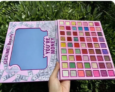 63 colors Eye shadow palette High quality Long Lasting High pigmentation Water proof make up kit