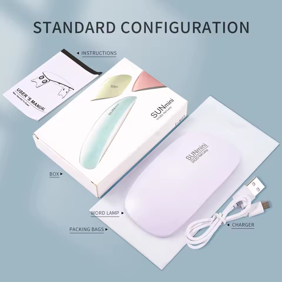 Mini Uv Led Nail Lamp Portable Gel – photo 3