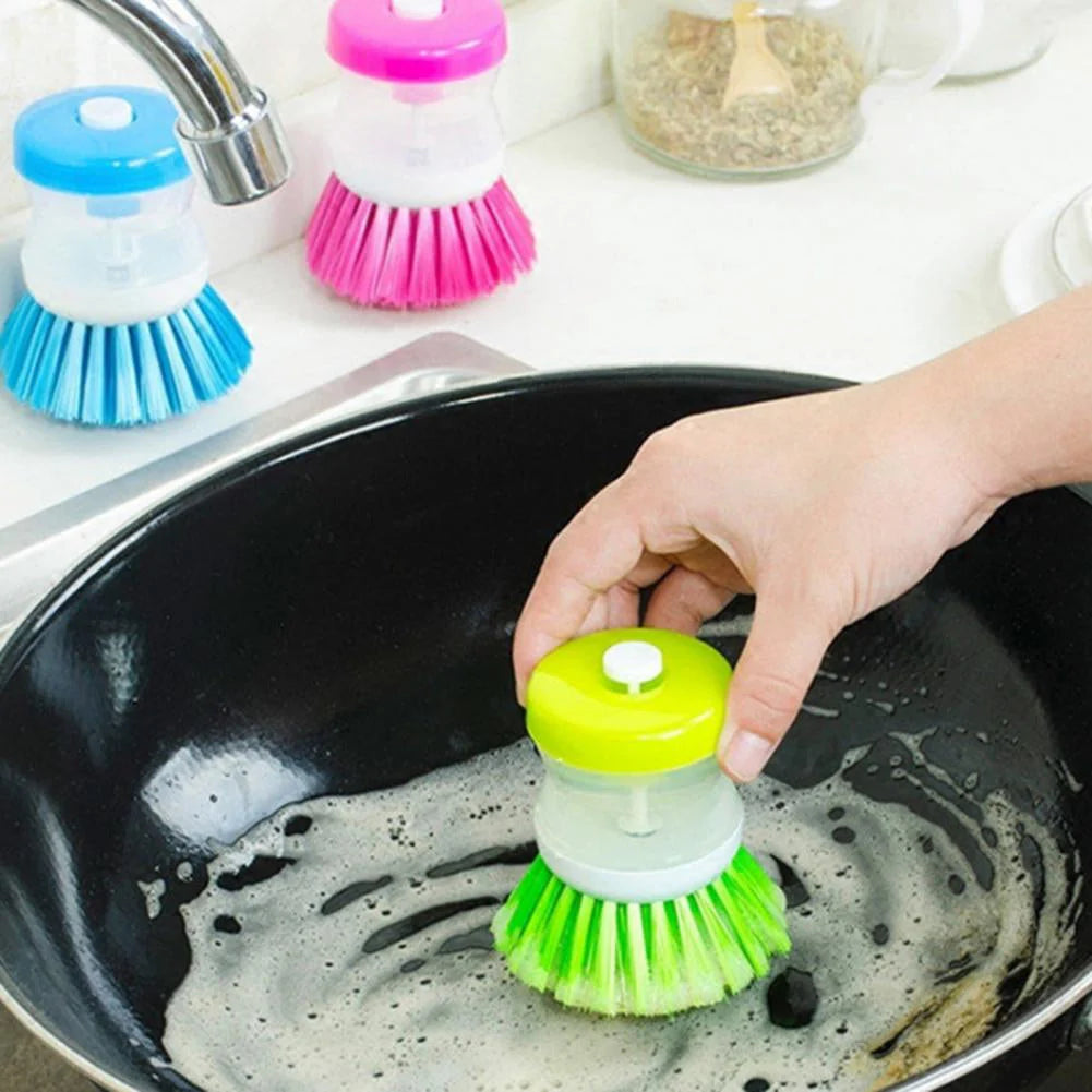 Budget-Friendly Mini Kitchen Liquid Dish Cleaning Brush