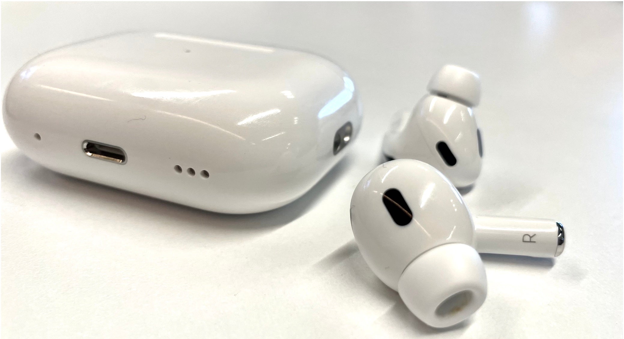 Latest AirPods Pro 2 | Bluetooth 3.1 | Wireless Earbuds with Hanging Design | Premium Sound - With Box