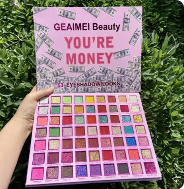 63 colors Eye shadow palette High quality – photo 2