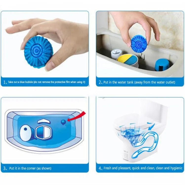 Toilet Cleaner Flush Tablets 10Pcs Best Quality