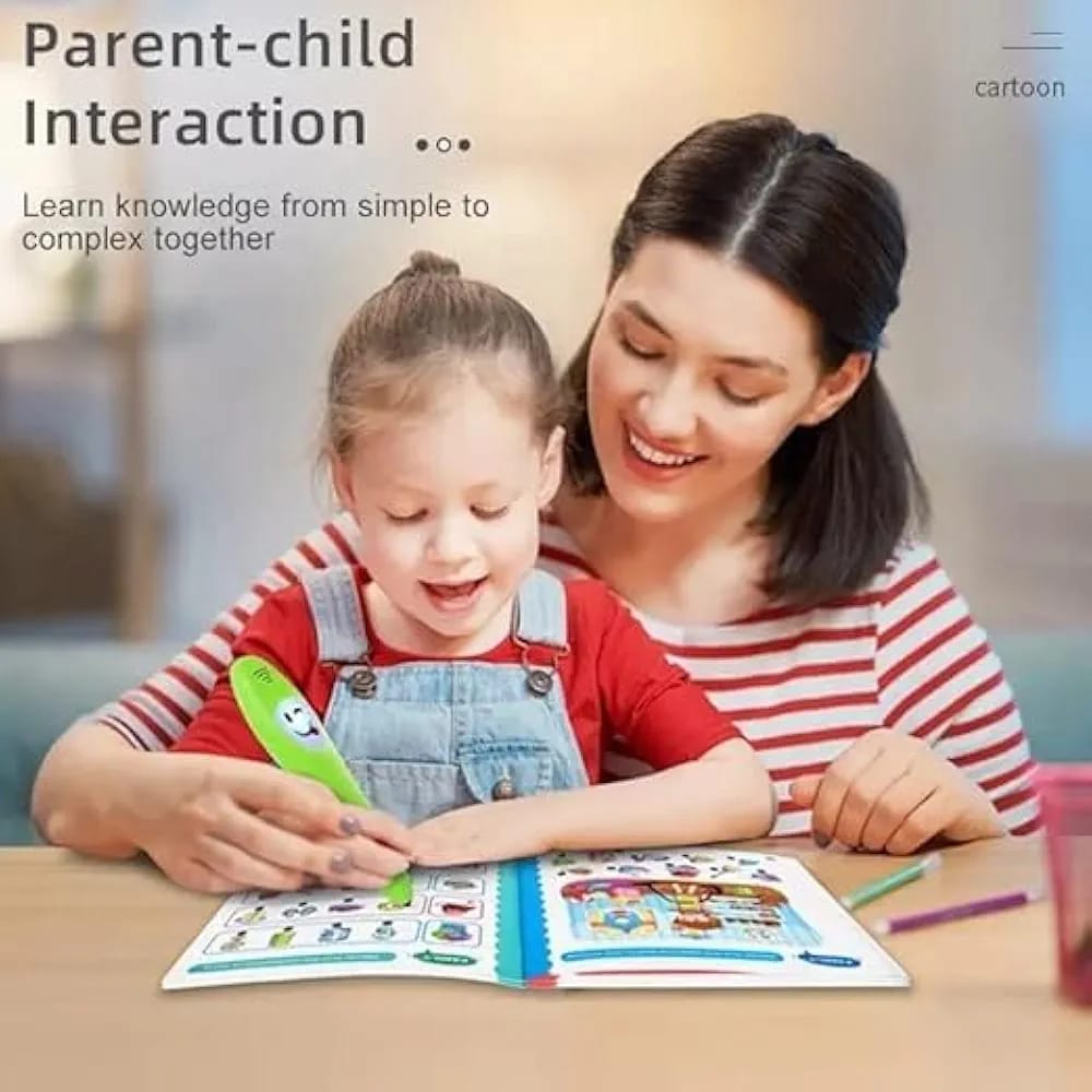 Kids Preschool Learning Book with Smart Talking