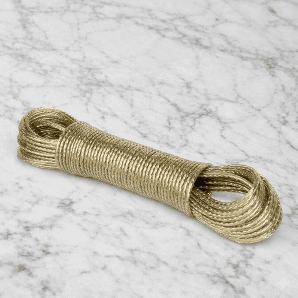 PVC Clothes Line 20M With Hooks | Heavy Duty Galvanized Steel Core Laundry Wet Rope | Durable PVC Coated Clothesline Wire