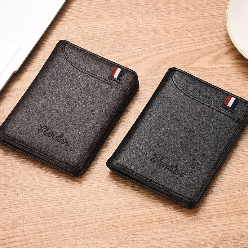 Slardar Premium Leather Wallet For Men | Stylish Durable Slim Design With Practical Storage | Black