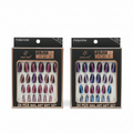 24 Pcs Professional Manicure Artificial Nails �Salon-Quality Press-On Nail Set